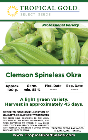 CLEMSON SPINELESS OKRA