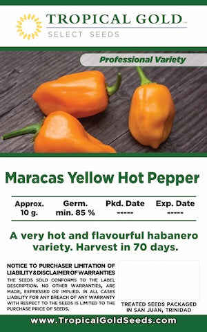 MARACAS YELLOW HOT PEPPER